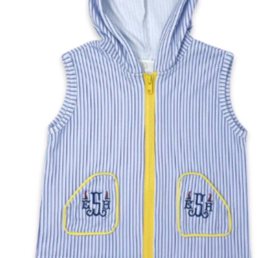 Adventure Awaits Cover-Up Pinstripe